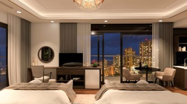 Phối cảnh căn hộ mẫu dự án Peninsula